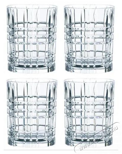 Nachtmann  SQUARE - whisky, 4db pohár Konyhai termékek - Konyhai eszköz - Készlet / szett - 525377