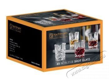 Nachtmann  poh&aacute;rk&eacute;szlet szeszes italokhoz/p&aacute;link&aacute;khoz 4db NOBLESSE Konyhai term&eacute;kek - Konyhai eszk&ouml;z - K&eacute;szlet / szett - 525376