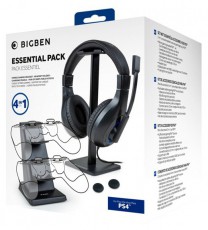 NACON Essential Pack PS4 headset csomag Audio-Video / Hifi / Multimédia - Fül és Fejhallgatók - Fejhallgató mikrofonnal / headset - 415833