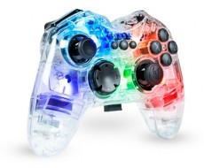 NACON 2809125 GC-200WL vezeték nélküli átlátszó RGB PC kontroller Iroda és számítástechnika - Számítógép tartozék - PC kontroller - 507989