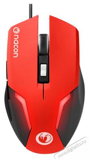 NACON 2809104 GM-105 piros gamer egér Iroda és számítástechnika - Egér - Vezetékes egér - 508953