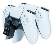 NACON 2809404 V4 PS5 Dual töltő Akkuk és töltők - Li-ion akkumulátor és töltő (gyári) - Töltő / hálózati adapter - 513849
