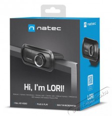 Natec NKI-1671 Lori Full HD webkamera Iroda és számítástechnika - Webkamera - 398533