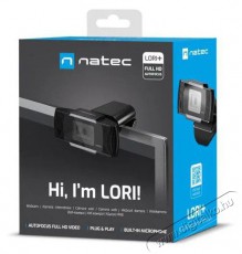 Natec NKI-1672 Lori+ Full HD autofókuszos webkamera Iroda és számítástechnika - Webkamera - 384972