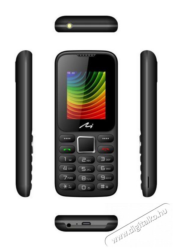 Navon Classic S 1,77 Dual SIM mobiltelefon - fekete Mobil / Kommunikáció / Smart - Klasszikus / Mobiltelefon időseknek - 332706