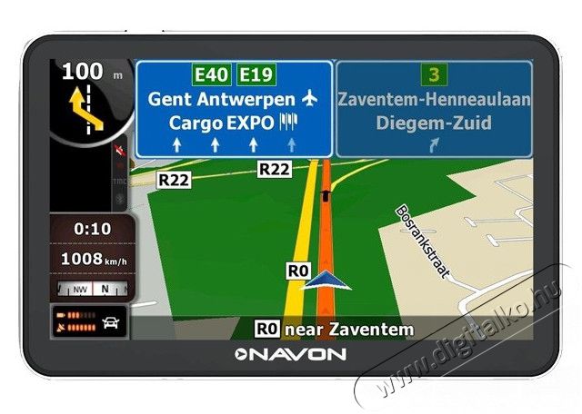 Navon N670 Plus 5" iGO Primo 2.01. Európa élettartam térképpel GPS navigáció Autóhifi / Autó felszerelés - GPS navigáció - GPS navigáció - 312413