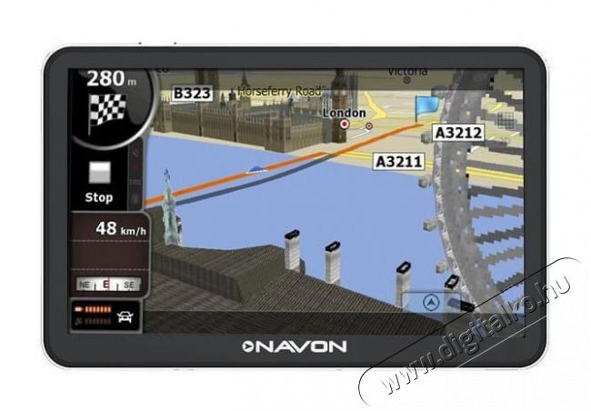Navon N670 Plus 5 iGO Primo NextGen Európa (47 ország) térképpel GPS navigáció Autóhifi / Autó felszerelés - GPS navigáció - GPS navigáció - 343192