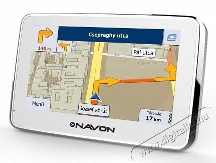 Navon N670 Plus HUN IGO8 GPS navigáció - fehér Autóhifi / Autó felszerelés - GPS navigáció - GPS navigáció - 298992
