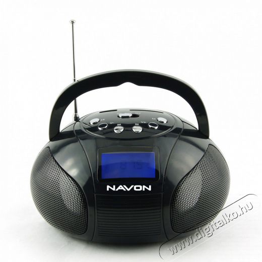 Navon NPB100 Boombox - fekete Audio-Video / Hifi / Multimédia - Hordozható CD / DVD / Multimédia készülék - Hordozható CD / Multimédia rádiómagnó / Boombox - 312419