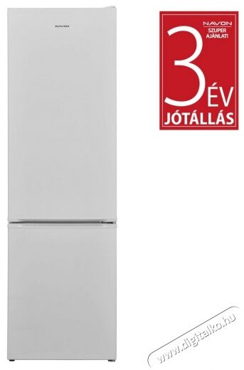 Navon REF 278+W alulfagyasztós hűtőszekrény Konyhai termékek - Hűtő, fagyasztó (szabadonálló) - Alulfagyasztós kombinált hűtő - 369907