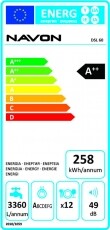 Navon DSL 60 l mosogatógép - inox Konyhai termékek - Mosogatógép - Normál (60cm) szabadonálló mosogatógép - 369904