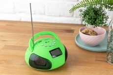Navon NPB100 Boombox - zöld Audio-Video / Hifi / Multimédia - Hordozható CD / DVD / Multimédia készülék - Hordozható CD / Multimédia rádiómagnó / Boombox - 312421