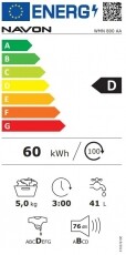 Navon WMN 800 AA elöltöltős mosógép Háztartás / Otthon / Kültér - Mosógép / szárítógép - Elöltöltős normál (60cm-ig) mosógép - 364424
