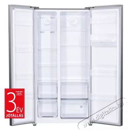 Navon H SBS 521F X Side by side hűtőszekrény Konyhai termékek - Hűtő, fagyasztó (szabadonálló) - Amerikai típusú Side By Side hűtő