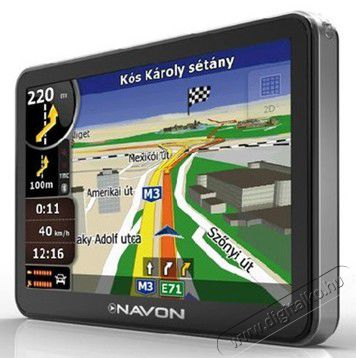 Navon N670 Plus iGO8 MO GPS Navigáció Magyarország térképpel Autóhifi / Autó felszerelés - GPS navigáció - GPS navigáció - 335393