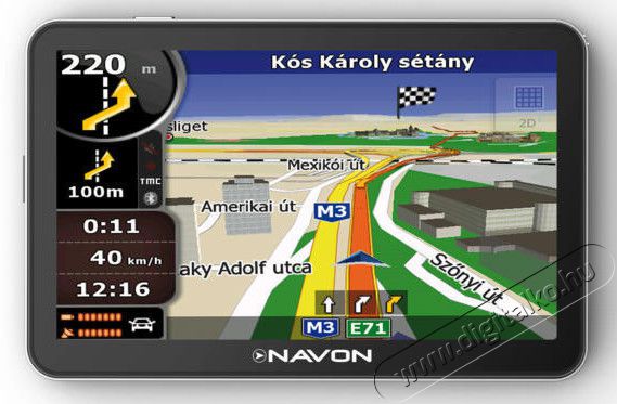 Navon N 670 Plus HUN IGO 8 navigáció Autóhifi / Autó felszerelés - GPS navigáció - GPS navigáció - 288386