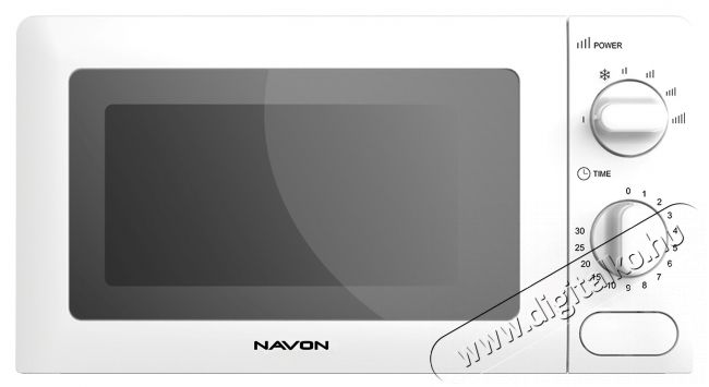 Navon NMO-17BW mikrohullámú sütő Konyhai termékek - Mikrohullámú sütő - Mikrohullámú sütő (szabadonálló) - 352160