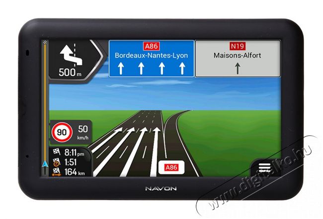 Navon A500 Android 5 iGO Primo NextGen Európa (47 ország) térképpel GPS navigáció Autóhifi / Autó felszerelés - GPS navigáció - GPS navigáció - 343188