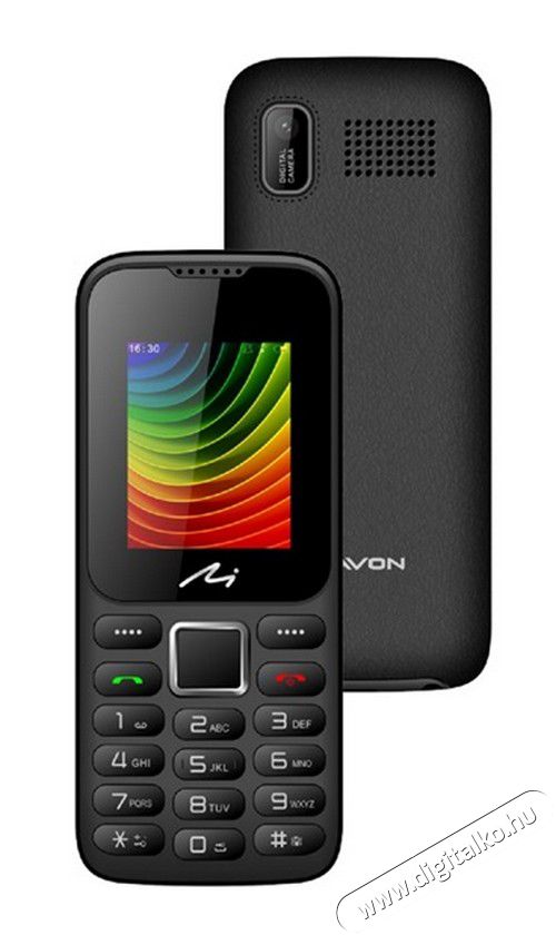 Navon Classic S 1,77 Dual SIM mobiltelefon - fekete Mobil / Kommunikáció / Smart - Klasszikus / Mobiltelefon időseknek - 332706