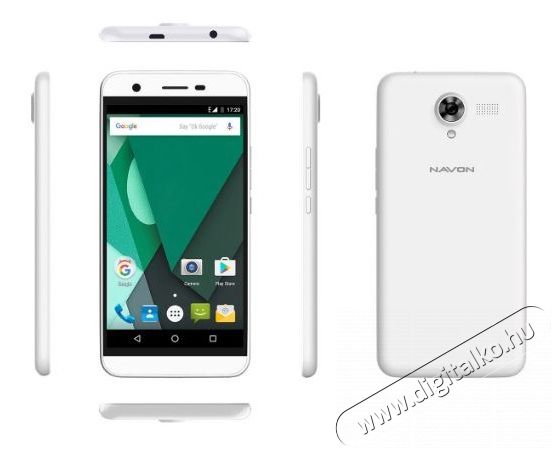 Navon Mizu D504 8GB DS okostelefon - fehér Mobil / Kommunikáció / Smart - Okostelefon - Android - 312403