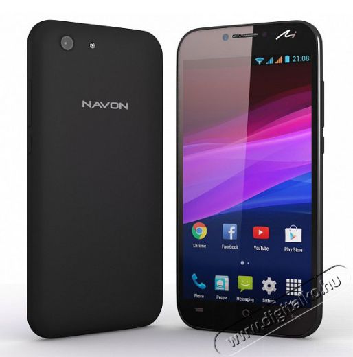 Navon Mizu M505 mobiltelefon - fekete Mobil / Kommunikáció / Smart - Okostelefon - Android - 305428