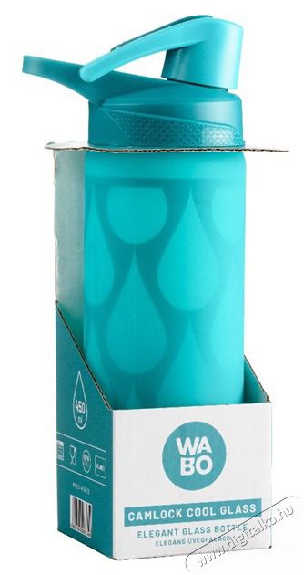 NEBULO Wabo 450ml Z&ouml;ld &uuml;veg csatos kulacs Konyhai term&eacute;kek - Konyhai eszk&ouml;z - Egy&eacute;b konyhai eszk&ouml;z - 386897