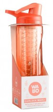 NEBULO Wabo 750ml gyümölcs tartályos műanyag korall csatos kulacs Konyhai termékek - Egyéb / Konyhai kiegészítő - 386896