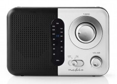 Nedis RDFM1300WT FM RÁDIÓ Audio-Video / Hifi / Multimédia - Rádió / órás rádió - Hordozható, zseb-, táska rádió - 345787