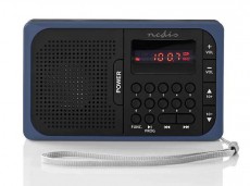 Nedis RDFM2100BU FM rádió Audio-Video / Hifi / Multimédia - Rádió / órás rádió - Hordozható, zseb-, táska rádió - 345791
