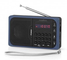Nedis RDFM2100BU FM rádió Audio-Video / Hifi / Multimédia - Rádió / órás rádió - Hordozható, zseb-, táska rádió - 345791