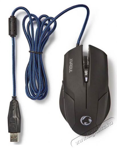 Nedis GMWD100BK EGÉR Iroda és számítástechnika - Egér - Vezetékes egér - 345776