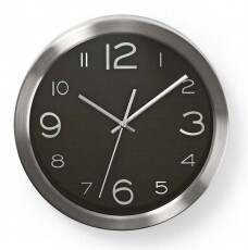 Nedis CLWA010MT30BK falióra - fekete Háztartás / Otthon / Kültér - Óra - Fali óra - 345767