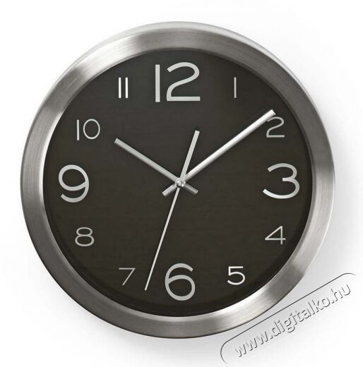Nedis CLWA010MT30BK falióra - fekete Háztartás / Otthon / Kültér - Óra - Fali óra - 345767