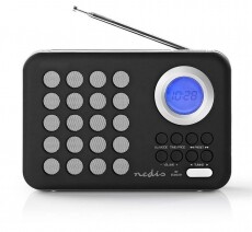 Nedis RDFM1310WT FM rádió - fekete/fehér Audio-Video / Hifi / Multimédia - Rádió / órás rádió - Hordozható, zseb-, táska rádió - 345790