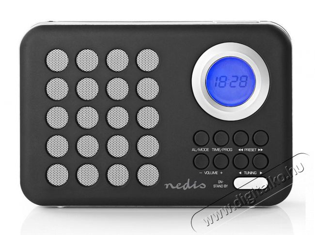 Nedis RDFM1310WT FM rádió - fekete/fehér Audio-Video / Hifi / Multimédia - Rádió / órás rádió - Hordozható, zseb-, táska rádió - 345790