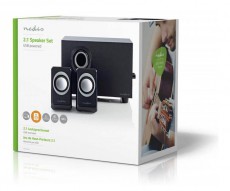Nedis CSPR10021BK PC HANGSZÓRÓ Iroda és számítástechnika - PC hangszóró / hangfal - 345771