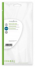 Nedis CAGP25000BK10 digitális hangkábel - 1 méter Audio-Video / Hifi / Multimédia - Hangfal - Hangfalszett - Hangszóró kábel / csatlakozó - 366237