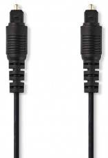 Nedis CAGP25000BK10 digitális hangkábel - 1 méter Audio-Video / Hifi / Multimédia - Hangfal - Hangfalszett - Hangszóró kábel / csatlakozó - 366237