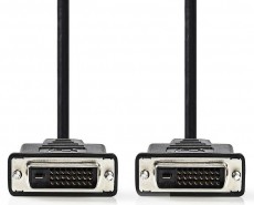 Nedis CCGP32000BK30 DVI kábel - 3 méter Tv kiegészítők - Kábel / csatlakozó - DVI-Hdmi kábel - 366428