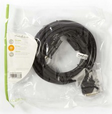 Nedis CCGP32000BK30 DVI kábel - 3 méter Tv kiegészítők - Kábel / csatlakozó - DVI-Hdmi kábel - 366428
