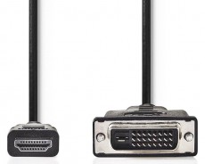 Nedis CCGP34800BK30 HDMI - DVI kábel Tv kiegészítők - Kábel / csatlakozó - DVI-Hdmi kábel - 366437