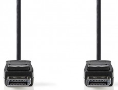 Nedis CCGP37010BK20 displayport kábel - 2 méter Tv kiegészítők - Kábel / csatlakozó - Mini DisplayPort kábel - 366426