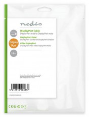 Nedis CCGP37010BK20 displayport kábel - 2 méter Tv kiegészítők - Kábel / csatlakozó - Mini DisplayPort kábel - 366426