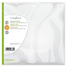 Nedis CCGP37010BK30 displayport kábel - 3 méter Tv kiegészítők - Kábel / csatlakozó - Mini DisplayPort kábel - 366427