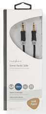 Nedis CABW22000AT10 audió kábel - 1 méter Tv kiegészítők - Kábel / csatlakozó - 3,5mm Jack kábel - 366208