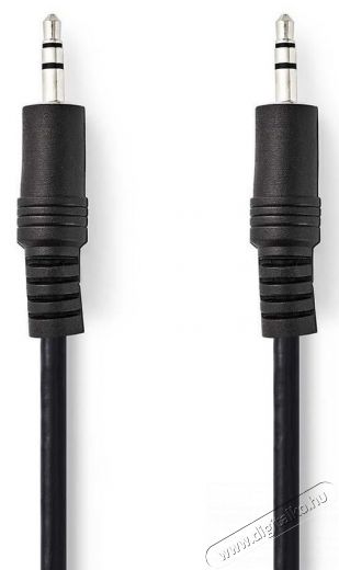Nedis CAGP22000BK05 audió kábel - 0.5 méter Tv kiegészítők - Kábel / csatlakozó - 3,5mm Jack kábel - 366199