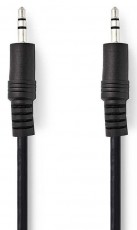 Nedis CAGP22000BK20 audió kábel - 2 méter Tv kiegészítők - Kábel / csatlakozó - 3,5mm Jack kábel - 366203