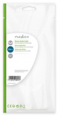Nedis CAGP22000BK30 audió kábel - 3 méter Tv kiegészítők - Kábel / csatlakozó - 3,5mm Jack kábel - 366205
