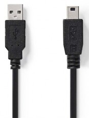 Nedis CCGP60300BK10 USB kábel Iroda és számítástechnika - Számítógép tartozék - USB kábel - 366370