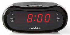 Nedis CLAR001BK Digitális rádiós ébresztőóra Audio-Video / Hifi / Multimédia - Rádió / órás rádió - Ébresztőórás rádió - 366307